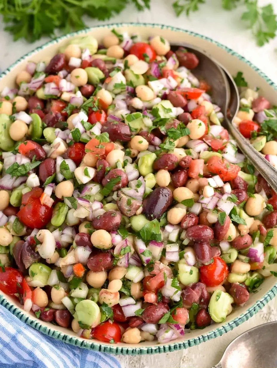 Mediterranean Bean Salad