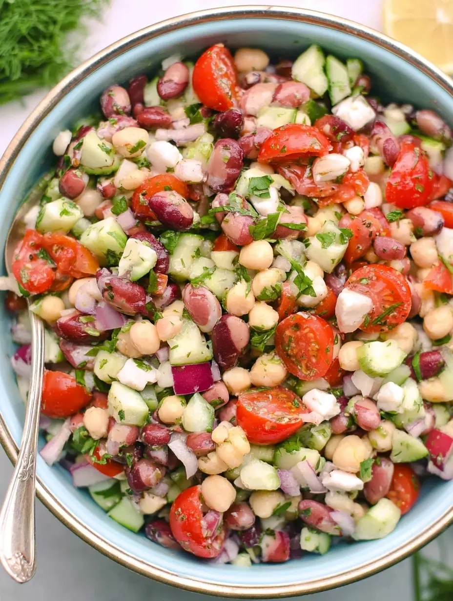 Mediterranean Bean Salad