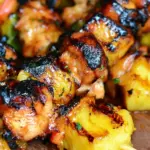 Pineapple Chicken Kebabs