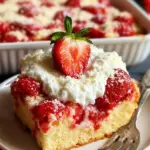 Strawberry Cheesecake Dump Cake