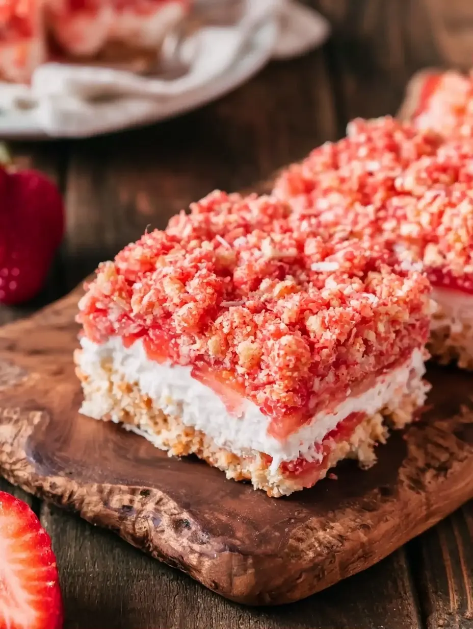 Strawberry Crunch Bars