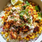 Street Corn Chicken Rice Bowl