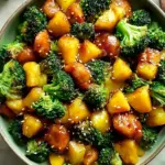 Teriyaki Sheet Pan Pineapple Chicken And Broccoli