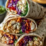 THAI PEANUT CHICKEN WRAPS